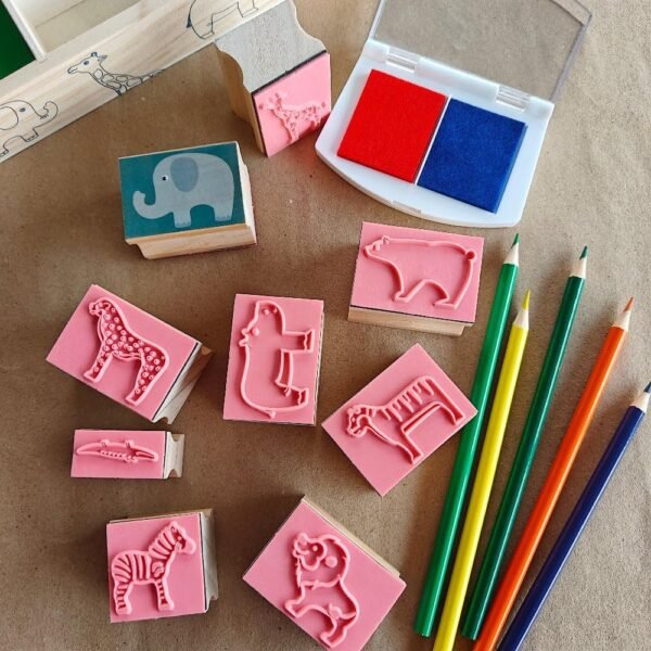 Wooden Stamp Kit - Animal - Image 2