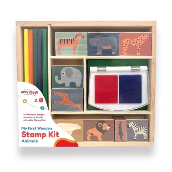 Wooden Stamp Kit - Animal
