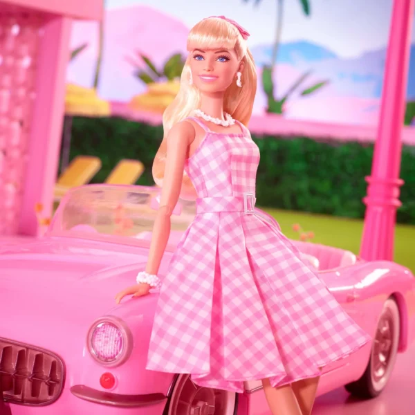 Barbie in Pink Gingham Dress – Barbie The Movie Collectible Doll - Image 5