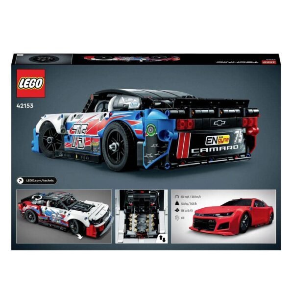 LEGO Technic NASCAR Next Gen Chevrolet Camaro ZL1 42153 Building Toy Set for Kids Aged 9+ Who Love Race Car Toys  Anvit Toy World - Image 3