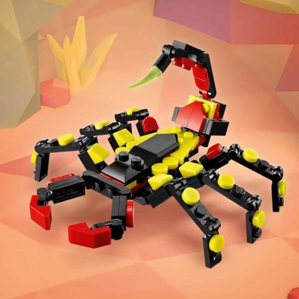 LEGO Creator 3in1 Wild Animals Surprising Spider Toy Playset 31159 Building Blocks Toys for 7+ Gift for Boys and Girls  Amazon.in: Toys & Games - Image 4