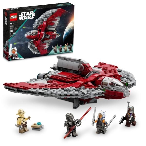 LEGO Star Wars Ahsoka Tano’s T-6 Jedi Shuttle 75362 Star Wars Playset Based on The Ahsoka TV Series, Show Inspired Building Toy for Ahsoka Fans Featuring a Buildable Starship and 4 Star Wars Figures  Anvit Toy World
