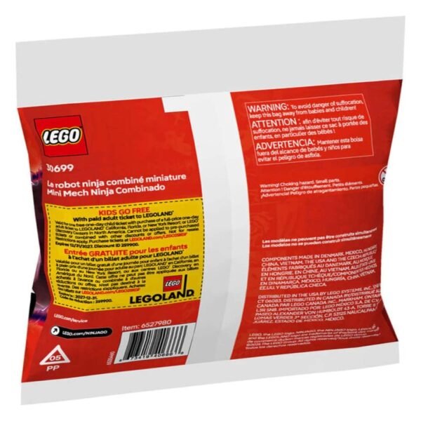 LEGO 30699 Recruitment Bags Mini Ninja Combo Mech (80 Pieces)  Anvit Toy World - Image 3