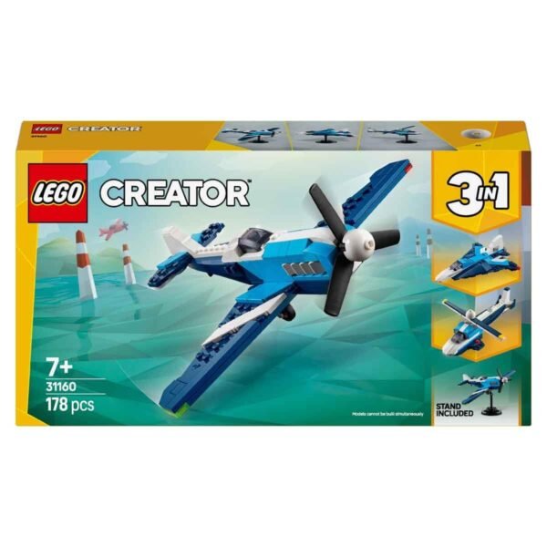 LEGO Creator 3in1 Aircraft Race Plane Toy Vehicle Playset 31160 Building Blocks Toys for 7+ Gift for Boys and Girls  Amazon.in: Toys & Games - Image 3