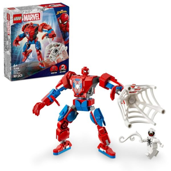 LEGO Marvel Spider-Man Mech vs. Anti-Venom Buildable Toy Figure Set 76308 Building Blocks Toys for 6+ Gift for Boys and Girls  Anvit Toy World
