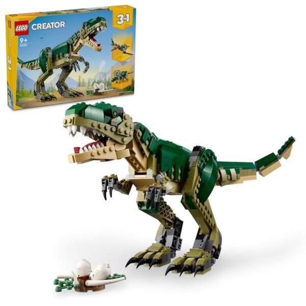 LEGO Creator 3in1 T. rex, Dinosaur Toy for Kids 31151 Building Blocks Toys for 9+ Gift for Boys and Girls  Anvit Toy World