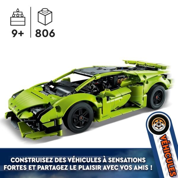 LEGO Technic Lamborghini Huracán Tecnica 42161 Building Toy Set for Kids Aged 9+ Who Love Super Sports Car Toys  Anvit Toy World - Image 6