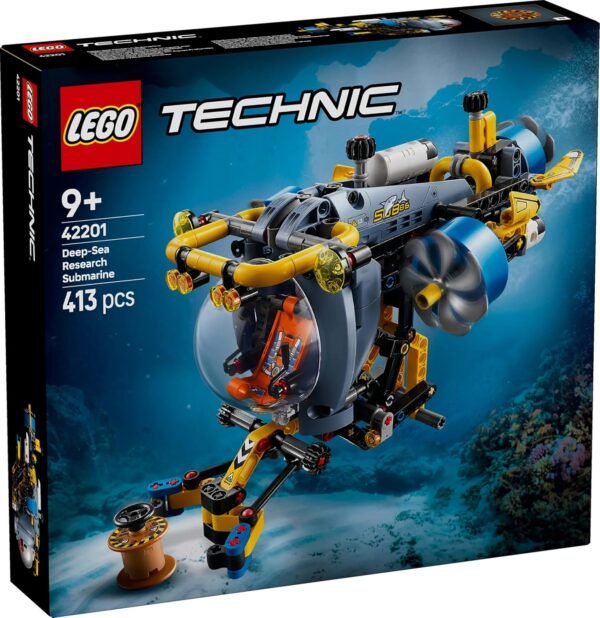 LEGO Technic Deep-Sea Research Submarine Toy Set 42201 Building Blocks Toys for 9+ Gift for Boys and Girls  Anvit Toy World - Image 9