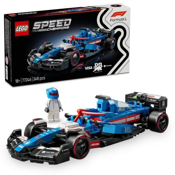 LEGO Speed Champions Visa Cash App RB VCARB 01 F1 Race Car Vehicle Kit 77246 Building Blocks for 18+ Gift  Anvit Toy World