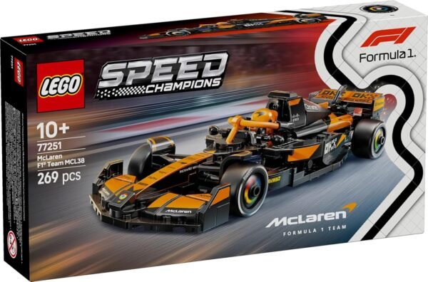 LEGO Speed Champions McLaren F1 Team MCL38 Race Car Vehicle Set 77251 Building Blocks Toys for 10+ Gift for Boys and Girls  Anvit Toy World - Image 9