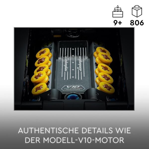 LEGO Technic Lamborghini Huracán Tecnica 42161 Building Toy Set for Kids Aged 9+ Who Love Super Sports Car Toys  Anvit Toy World - Image 3