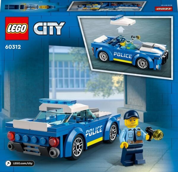 LEGO City Police Car 60312 Building Kit (94 Pcs),Multicolor  Anvit Toy World - Image 7