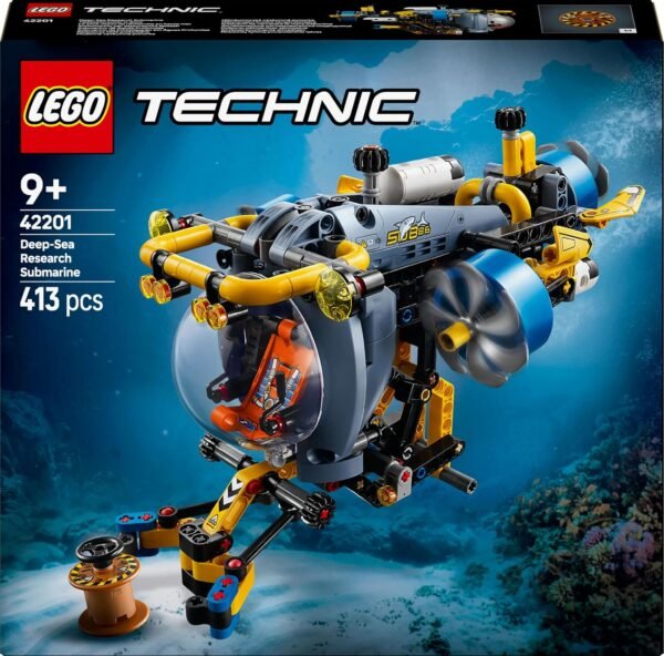 LEGO Technic Deep-Sea Research Submarine Toy Set 42201 Building Blocks Toys for 9+ Gift for Boys and Girls  Anvit Toy World - Image 10