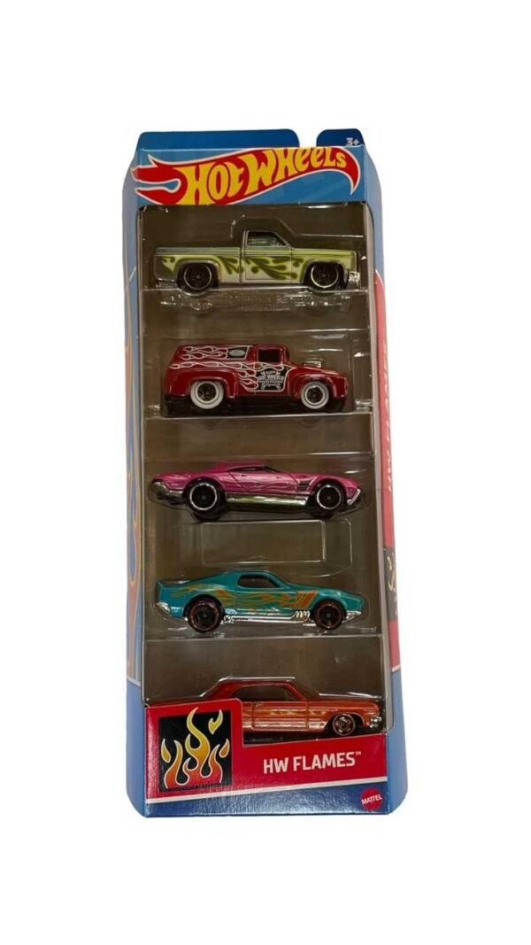 Hot Wheels Car 2024 Pack of 5 Flames - Image 4