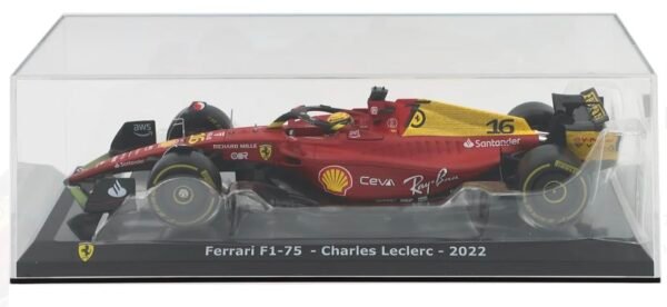 Bburago-1/24 Scale Model Compatible With Ferrari Formula 1 Scuderia Monza Livery 2022 F1-75 Compatible With Charles Leclerc, Red  Anvit Toy World - Image 6