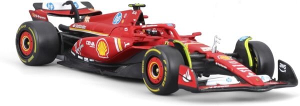 Bburago - 1/43 Scale Model Compatible with Ferrari SF24# 55 Compatible with Carlos Sainz 2024 Formula One Race Car Miniature  Anvit Toy World - Image 2