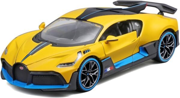 Maisto - 1/24 Scale Model Compatible with Bugatti Divo 2018 Sports Car Model Replica (Yellow)  Anvit Toy World