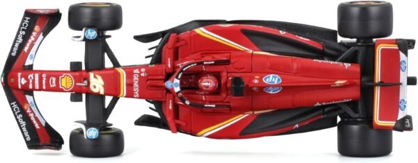 Bburago - 1/43 Scale Model Compatible with Ferrari SF24# 16 Compatible with Charles Leclerc 2024 Race Formula One Miniature  Anvit Toy World - Image 3