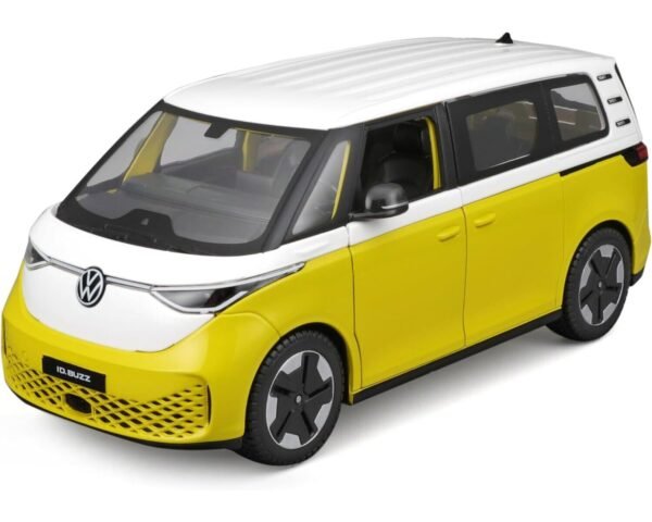 Maisto - 1/24 Scale Model Compatible with Volkswagen ID Buzz 2023 Collectible Miniature (Yellow)  Anvit Toy World