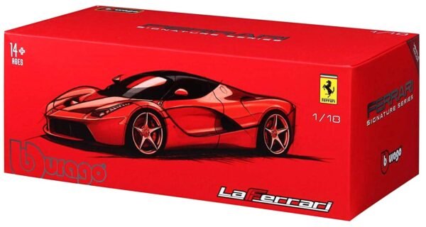 May Cheong Bburago France 16901R Laferrari Signature Series Rouge Echelle 1 18  Amazon.in: Toys & Games - Image 7