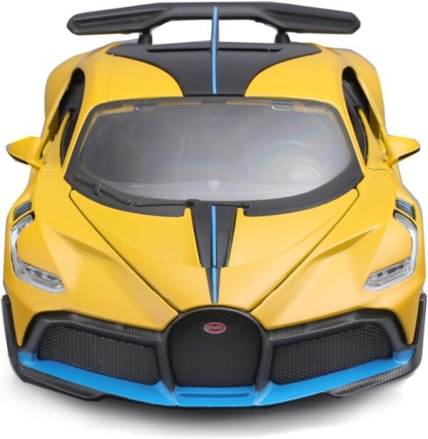 Maisto - 1/24 Scale Model Compatible with Bugatti Divo 2018 Sports Car Model Replica (Yellow)  Anvit Toy World - Image 4