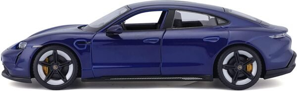 Bburago - 1/24 Scale Model Compatible with Porsche Taycan Turbo S 2019 Sports Car Miniature Collectible (Blue)  Anvit Toy World - Image 6