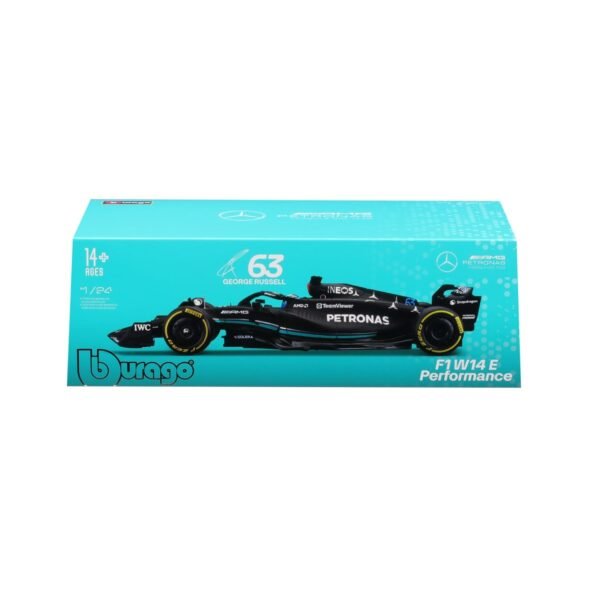 Bburago Formula Racing 2023 Mercedes W14 E Performance #63 George Russell 124 Scale Diecast Vehicle  Amazon.in: Toys & Games - Image 5