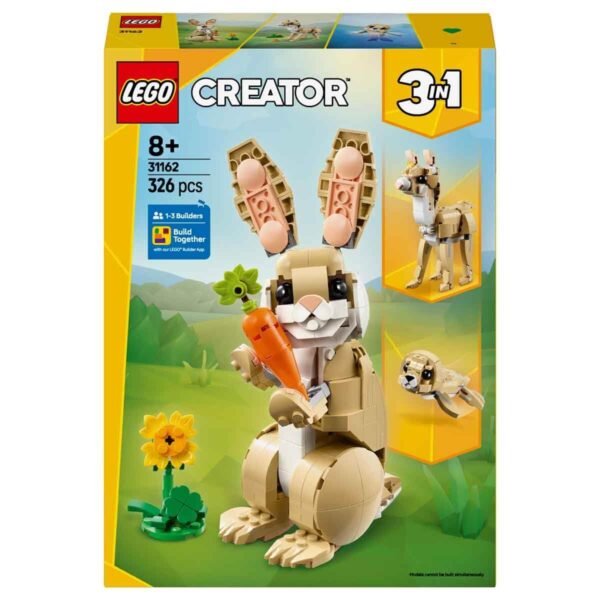 LEGO Creator 3in1 Cute Bunny Toy Animal Playset 31162 Building Blocks Toys for 8+ Gift for Boys and Girls  Anvit Toy World - Image 3