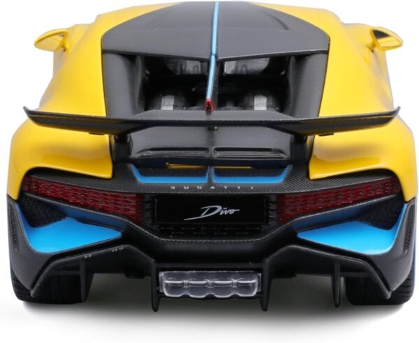 Maisto - 1/24 Scale Model Compatible with Bugatti Divo 2018 Sports Car Model Replica (Yellow)  Anvit Toy World - Image 3