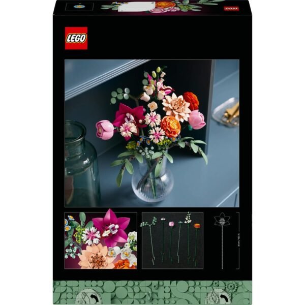 LEGO Botanicals Pretty Pink Flower Bouquet Floral Decor 10342 Building Blocks for 18+ Gift  Anvit Toy World - Image 7