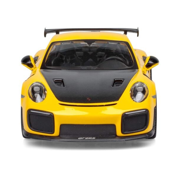 Bburago Maisto Porsche 911 Gt2 Rs Yellow With Carbon Hood 1/24 Diecast Model Car 31523  Anvit Toy World - Image 9
