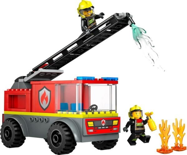LEGO City Fire Ladder Truck, Firefighter Toy Vehicle Gift for Kids 60463 Building Blocks Toys for 4+ Gift for Boys and Girls  Anvit Toy World - Image 2