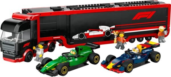 LEGO City F1 Truck with RB20 & AMR24 F1 Cars Toy Race Vehicle Transporter Playset 60445  Anvit Toy World - Image 2