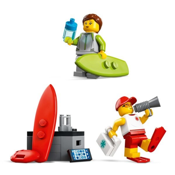 LEGO City Lifeguard Beach Rescue Truck Playset 60453 Building Blocks Toys for 6+ Gift for Boys and Girls  Anvit Toy World - Image 3