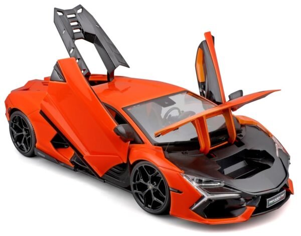 Maisto - 1/18 Scale Model Compatible with Lamborghini Revuelto Hybrid 2023 (Orange) Sports Car Collectible Miniature  Anvit Toy World - Image 2