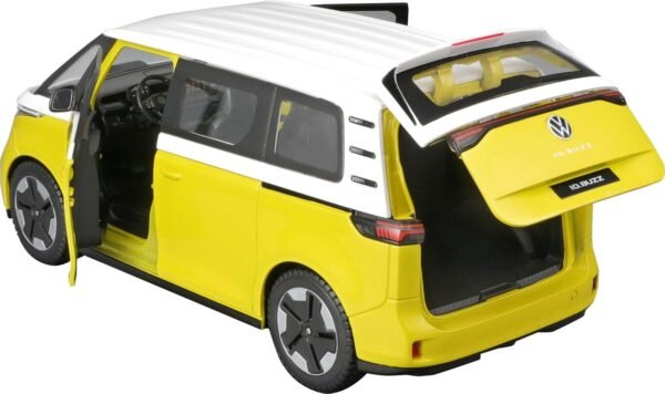 Maisto - 1/24 Scale Model Compatible with Volkswagen ID Buzz 2023 Collectible Miniature (Yellow)  Anvit Toy World - Image 3