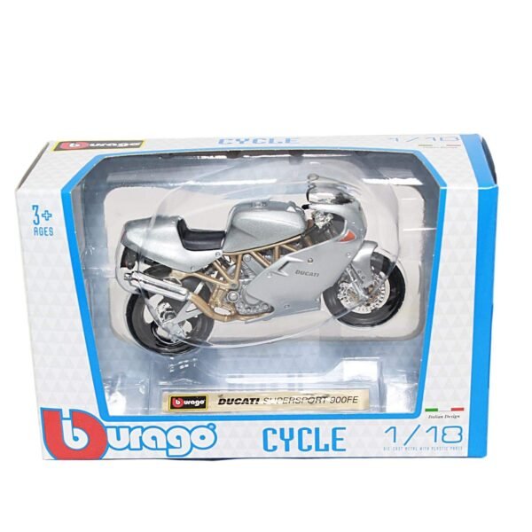 Bburago Ducati Supersport 900FE, Grey  Anvit Toy World - Image 5