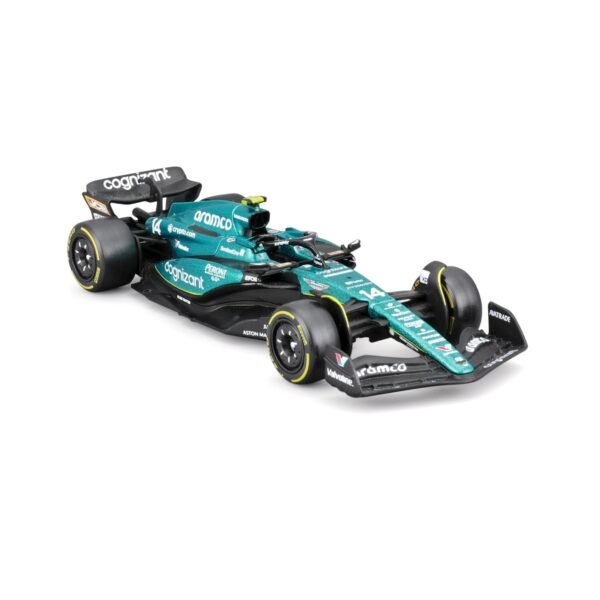 Buy Formula 1 Aston Martin F1 Team AMR23 - F. ALONSO 14 Season 2023 - 143 Scale 12cm - BBurago 38090 Online at Low Prices in India - Amazon.in - Image 2