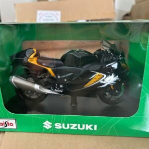 Bburago Kids Maisto - 1/12 Scale Model Compatible with Suzuki Hayabusa 2022 Replica Miniature Model (Black)  Anvit Toy World