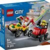 LEGO City Pizza vs. Fire Truck Race Car Pack Toy Soapbox Racing Set 60458 Building Blocks Toys for 5+ Gift for Boys and Girls  Anvit Toy World - Image 8