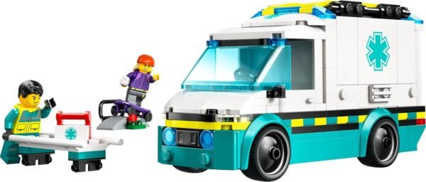LEGO City Emergency Ambulance Toy Truck Building Set 60451 Building Blocks Toys for 5+ Gift for Boys and Girls  Anvit Toy World - Image 2