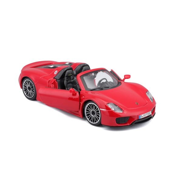 Bburago 918 Porsche Spyder, Metallic Grey  Anvit Toy World - Image 3