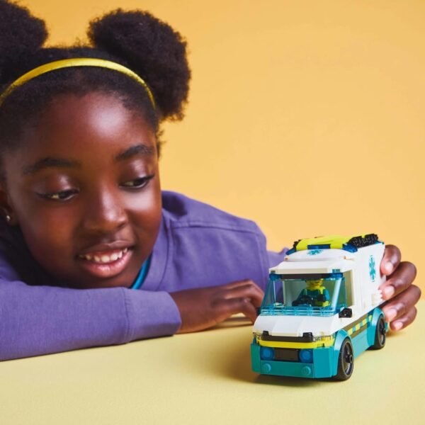 LEGO City Emergency Ambulance Toy Truck Building Set 60451 Building Blocks Toys for 5+ Gift for Boys and Girls  Anvit Toy World - Image 5