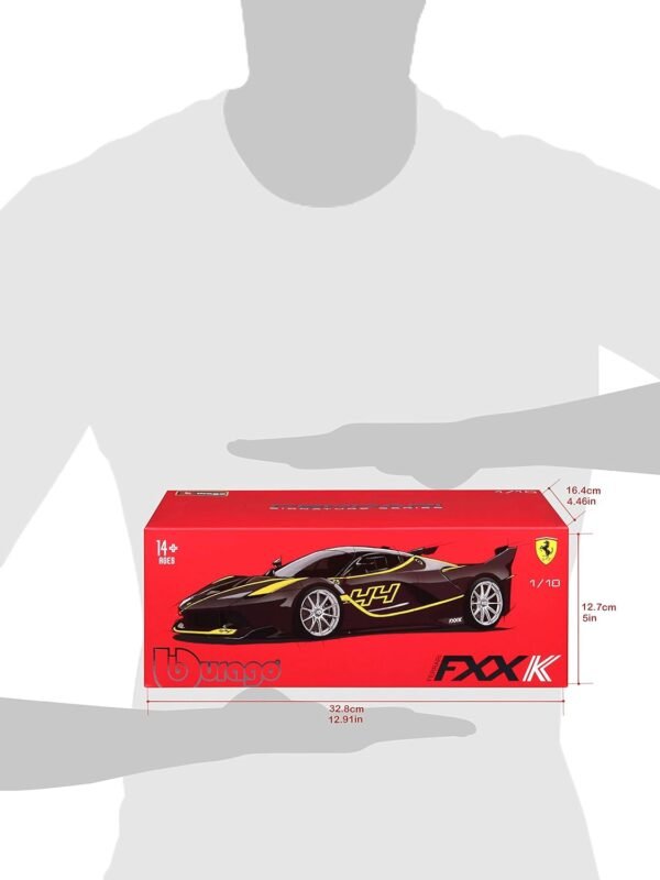Bburago Ferrari FXX K Signature Series 1/18 Black  Anvit Toy World - Image 8