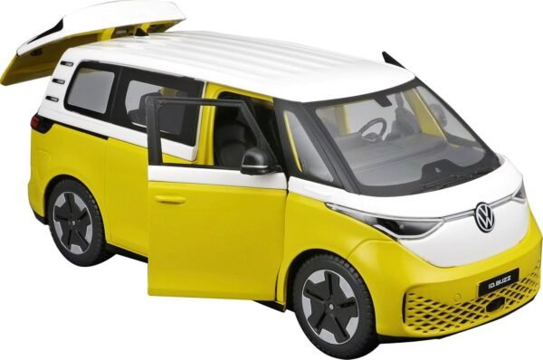 Maisto - 1/24 Scale Model Compatible with Volkswagen ID Buzz 2023 Collectible Miniature (Yellow)  Anvit Toy World - Image 2
