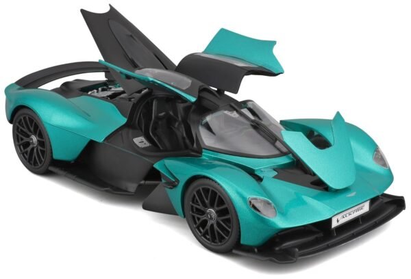 Maisto - 1/18 Scale Model Compatible with Aston Martin Valkyrie 2022 Sportcs Car Collectible Miniature Model (Green)  Anvit Toy World - Image 2