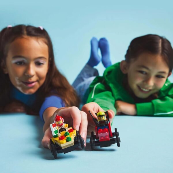 LEGO City Pizza vs. Fire Truck Race Car Pack Toy Soapbox Racing Set 60458 Building Blocks Toys for 5+ Gift for Boys and Girls  Anvit Toy World - Image 5