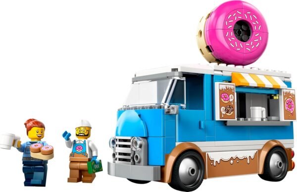 LEGO City Donut Truck Playset Vendor Vehicle Toy for Kids Aged 5 and up 60452 Building Blocks Toys for 5+ Gift for Boys and Girls  Anvit Toy World - Image 2