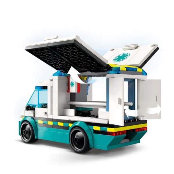 LEGO City Emergency Ambulance Toy Truck Building Set 60451 Building Blocks Toys for 5+ Gift for Boys and Girls  Anvit Toy World - Image 3