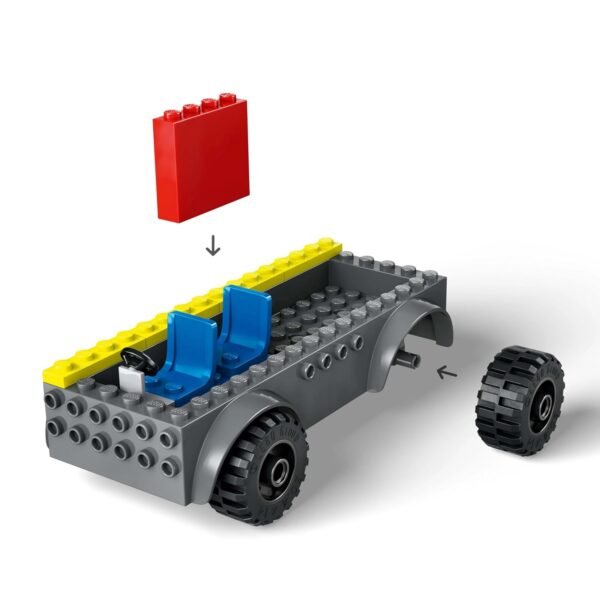 LEGO City Fire Ladder Truck, Firefighter Toy Vehicle Gift for Kids 60463 Building Blocks Toys for 4+ Gift for Boys and Girls  Anvit Toy World - Image 5
